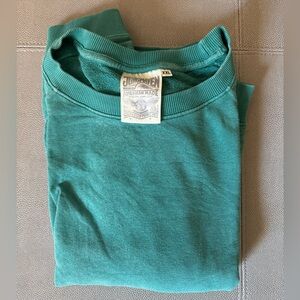 Jungmaven Women’s Bonfire Sweatshirt in Ivy Green size XXL (men’s XL)